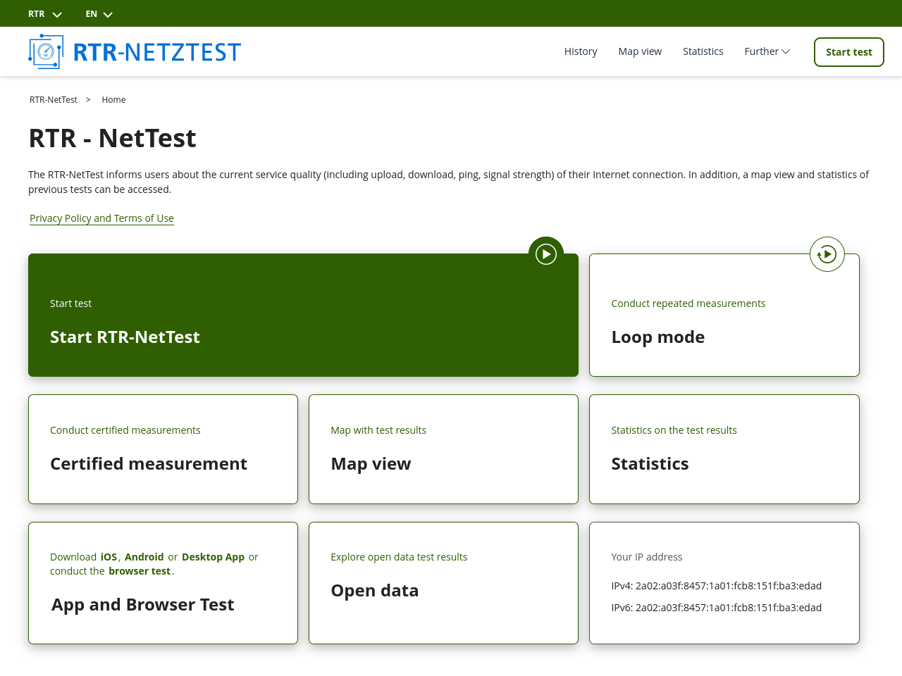 RTR Nettest